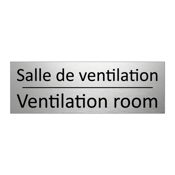 Salle de ventilation - Ventilation room