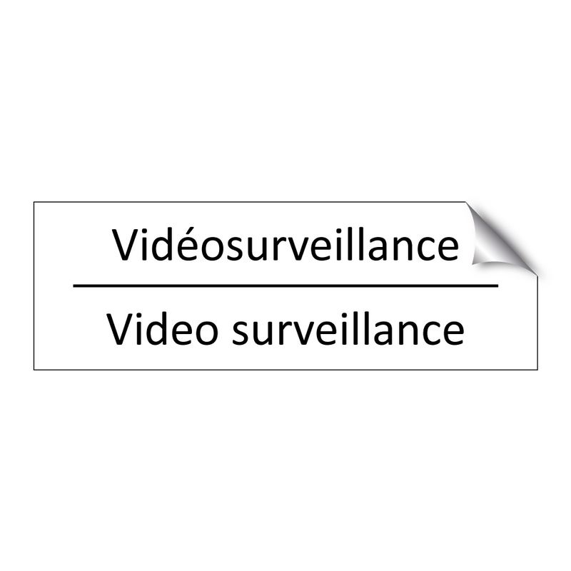 Vidéosurveillance - Video surveillance