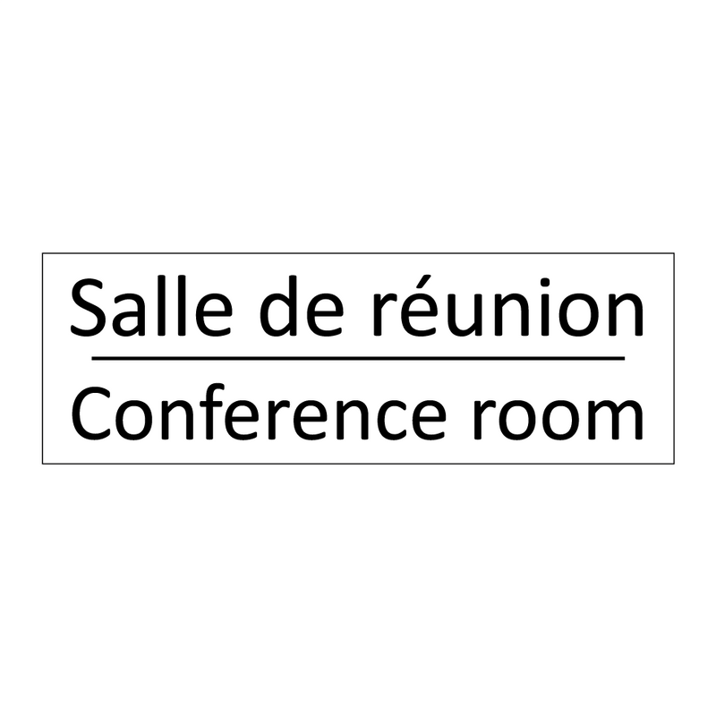 Salle de réunion - Conference room