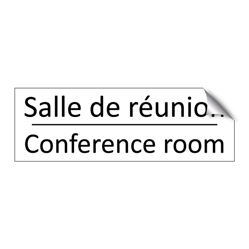 Salle de réunion - Conference room