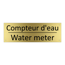 Compteur d'eau - Water meter
