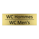 WC Hommes - WC Men's