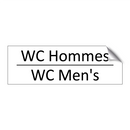 WC Hommes - WC Men's