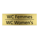 WC Femmes - WC Women's