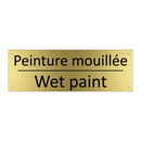 Peinture mouillée - Wet paint
