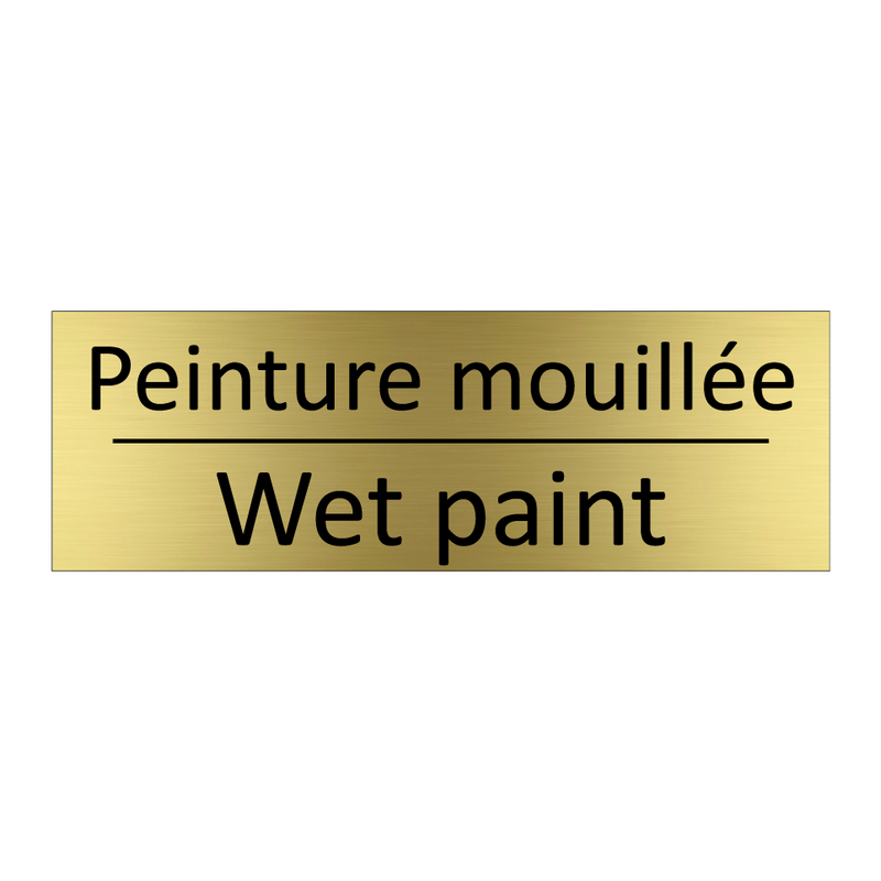 Peinture mouillée - Wet paint