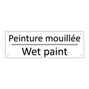 Peinture mouillée - Wet paint