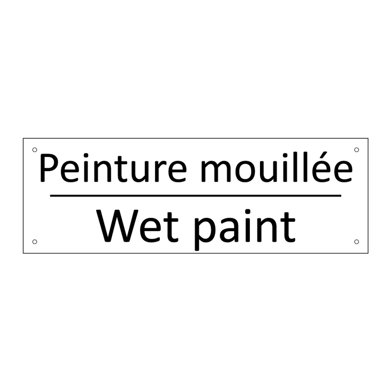 Peinture mouillée - Wet paint
