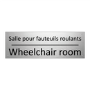 Salle pour fauteuils roulants - Wheelchair room