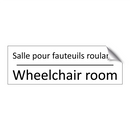Salle pour fauteuils roulants - Wheelchair room