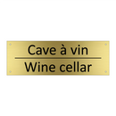 Cave à vin - Wine cellar