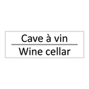 Cave à vin - Wine cellar