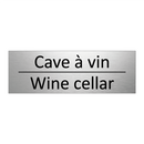 Cave à vin - Wine cellar