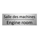 Salle des machines - Engine room