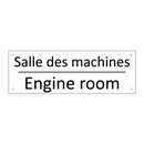 Salle des machines - Engine room