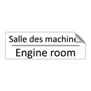 Salle des machines - Engine room