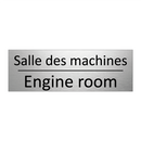Salle des machines - Engine room