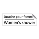 Douche pour femmes - Women's shower
