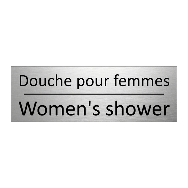 Douche pour femmes - Women's shower