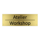 Atelier - Workshop