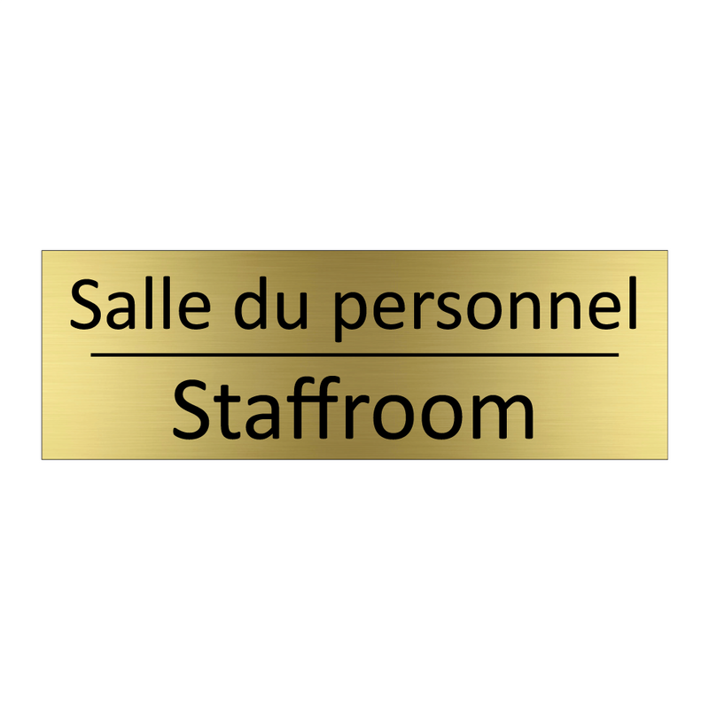 Salle du personnel - Staffroom