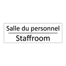 Salle du personnel - Staffroom