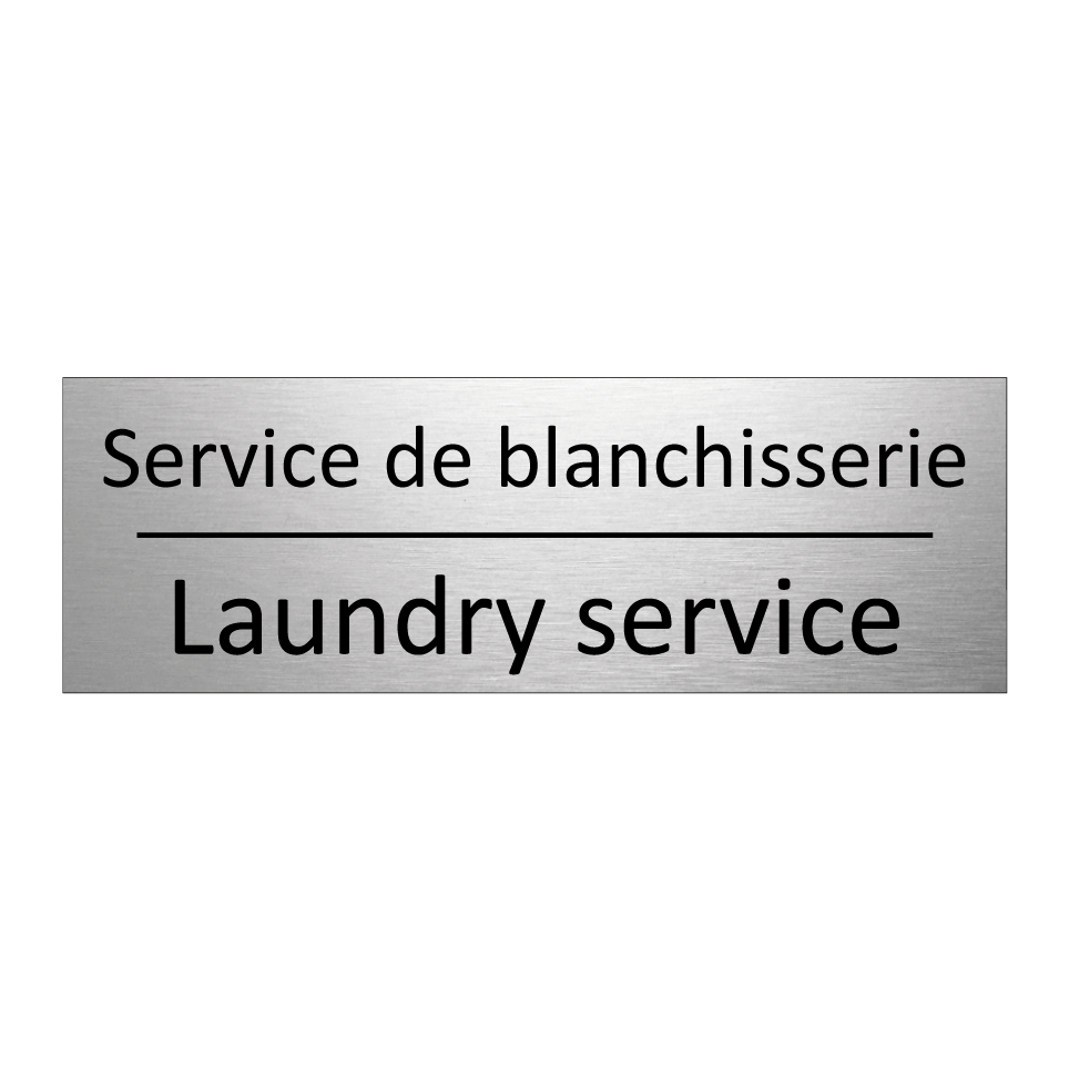 Service de blanchisserie - Laundry service