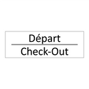 Départ - Check-Out