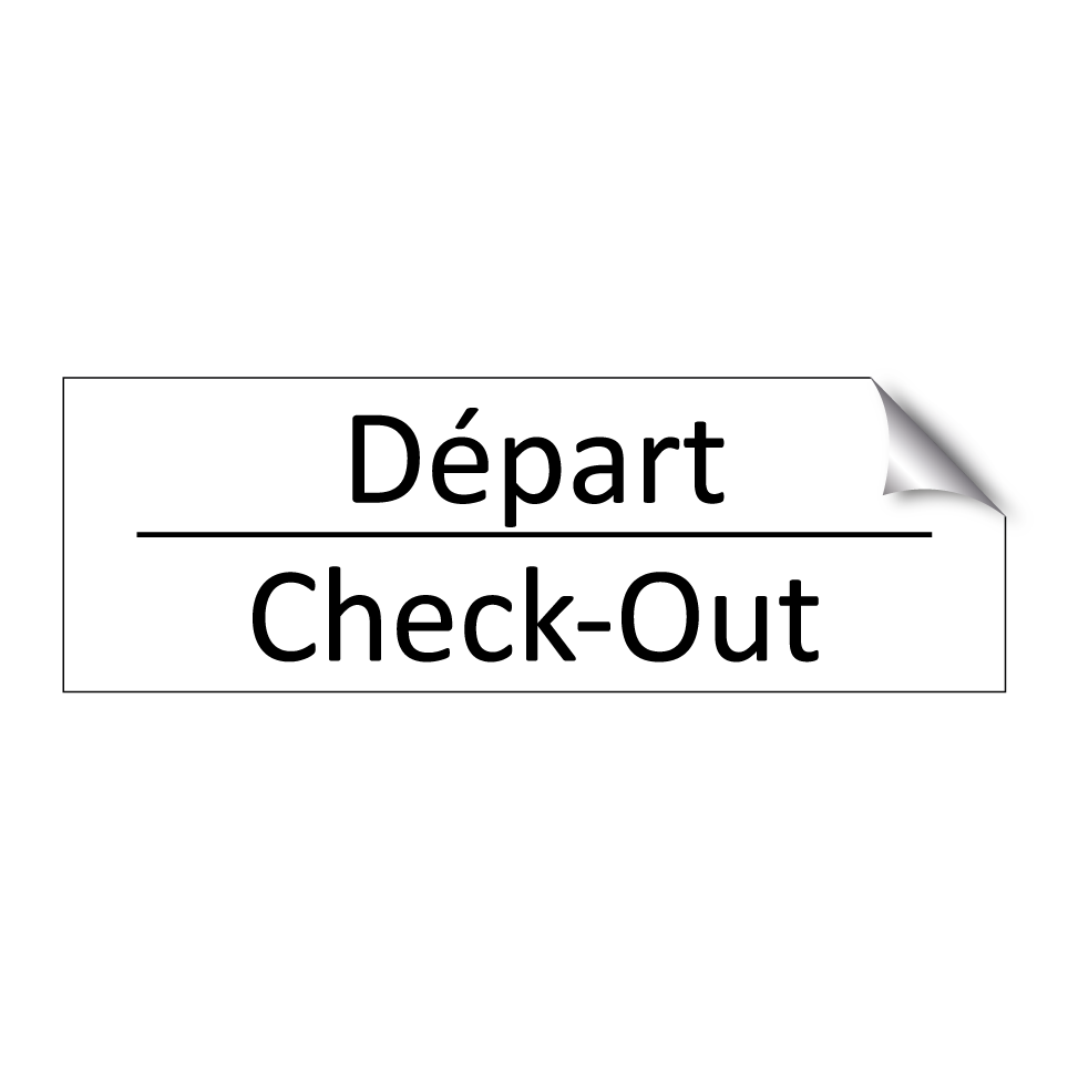 Départ - Check-Out