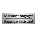 Assistant bagages - Baggage assistant