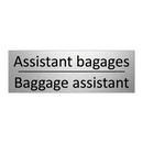 Assistant bagages - Baggage assistant