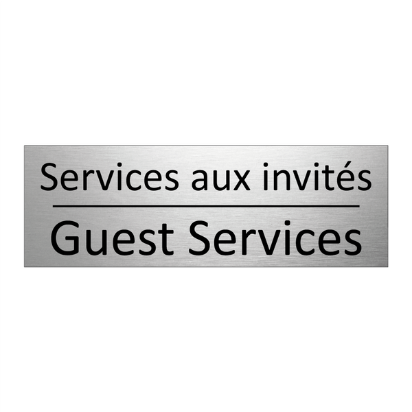 Services aux invités - Guest Services