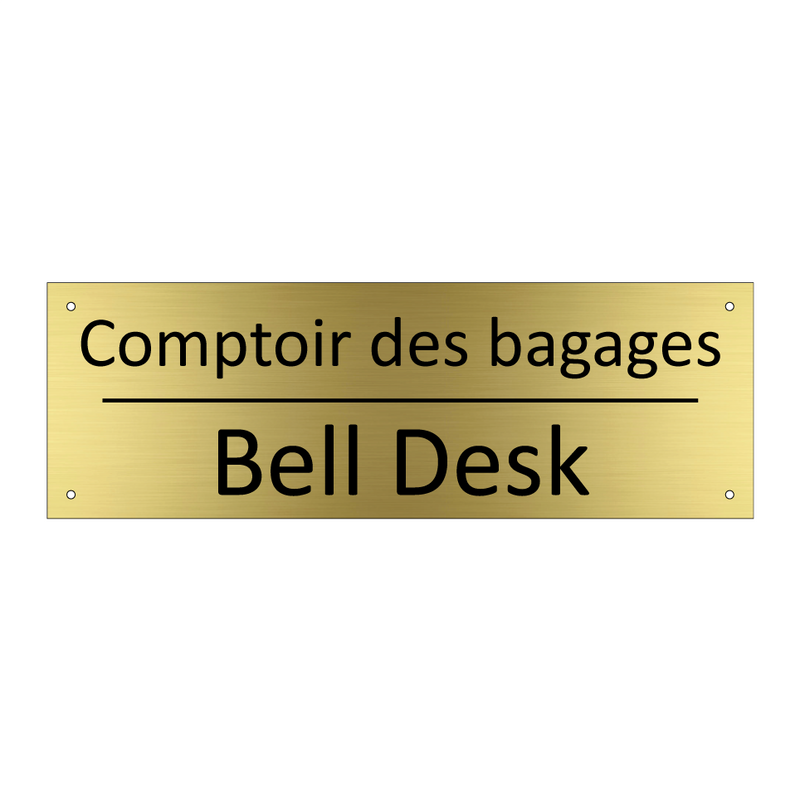 Comptoir des bagages - Bell Desk