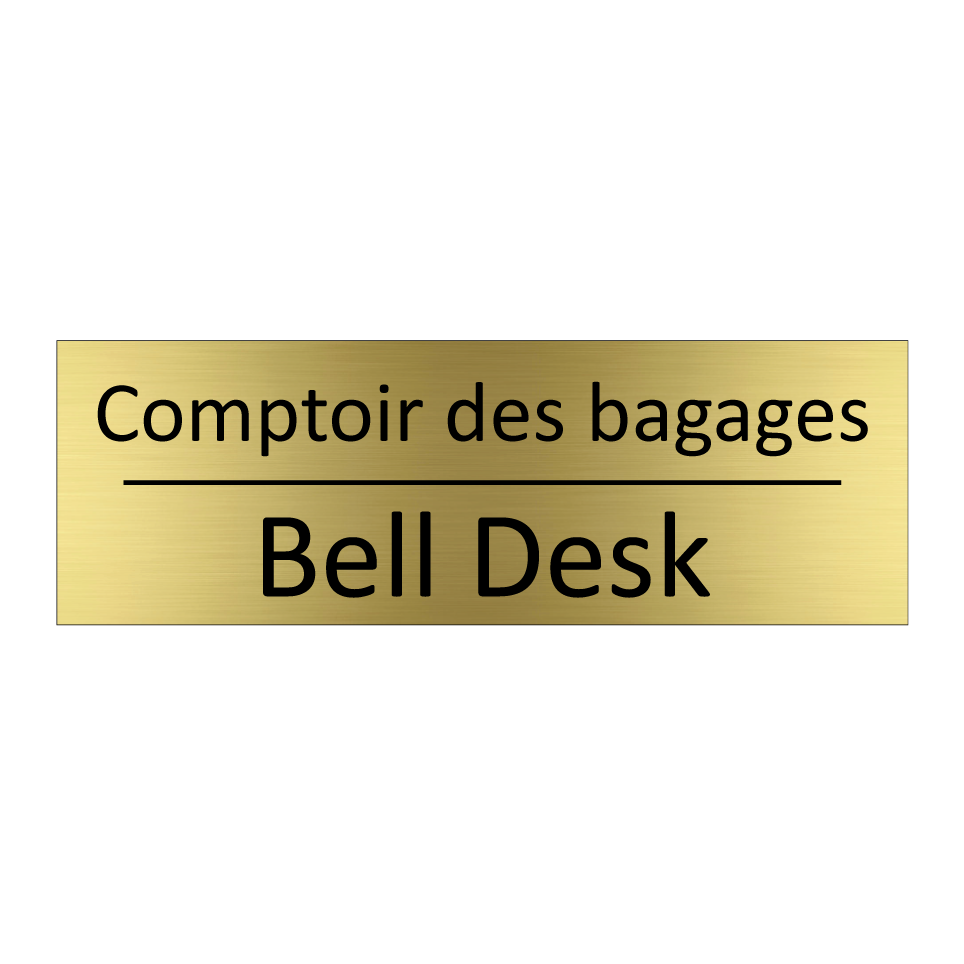 Comptoir des bagages - Bell Desk