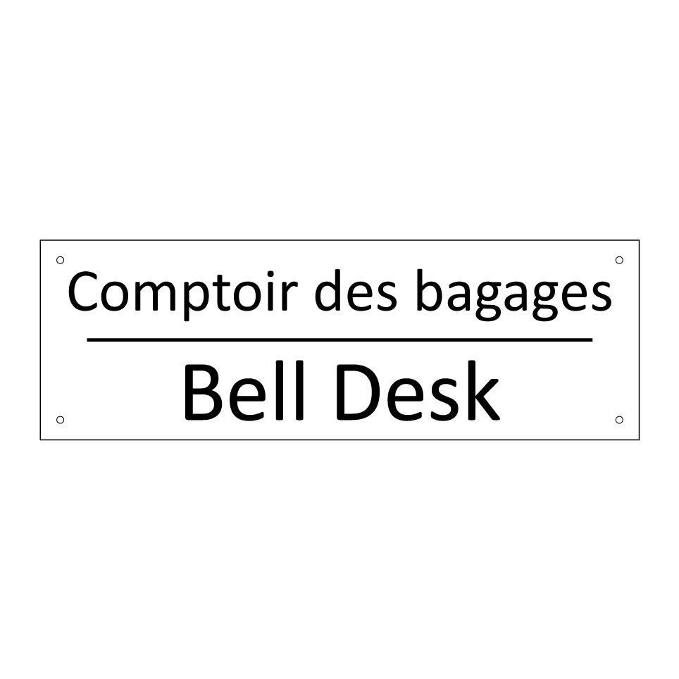 Comptoir des bagages - Bell Desk