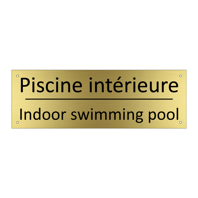 Piscine intérieure - Indoor swimming pool