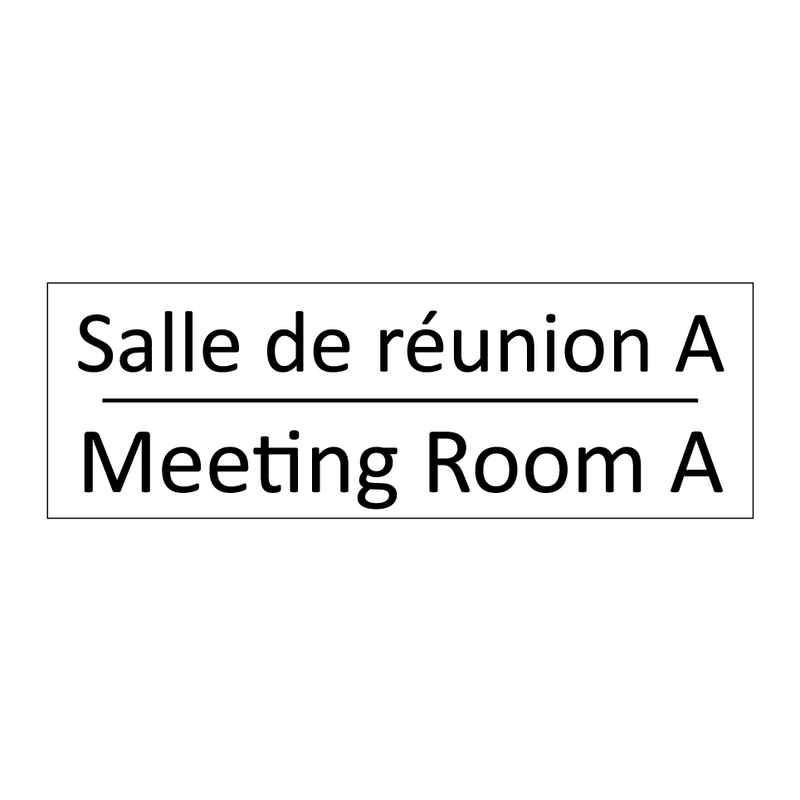 Salle de réunion A - Meeting Room A