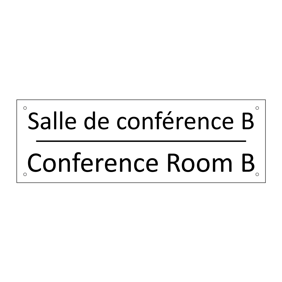 Salle de conférence B - Conference Room B
