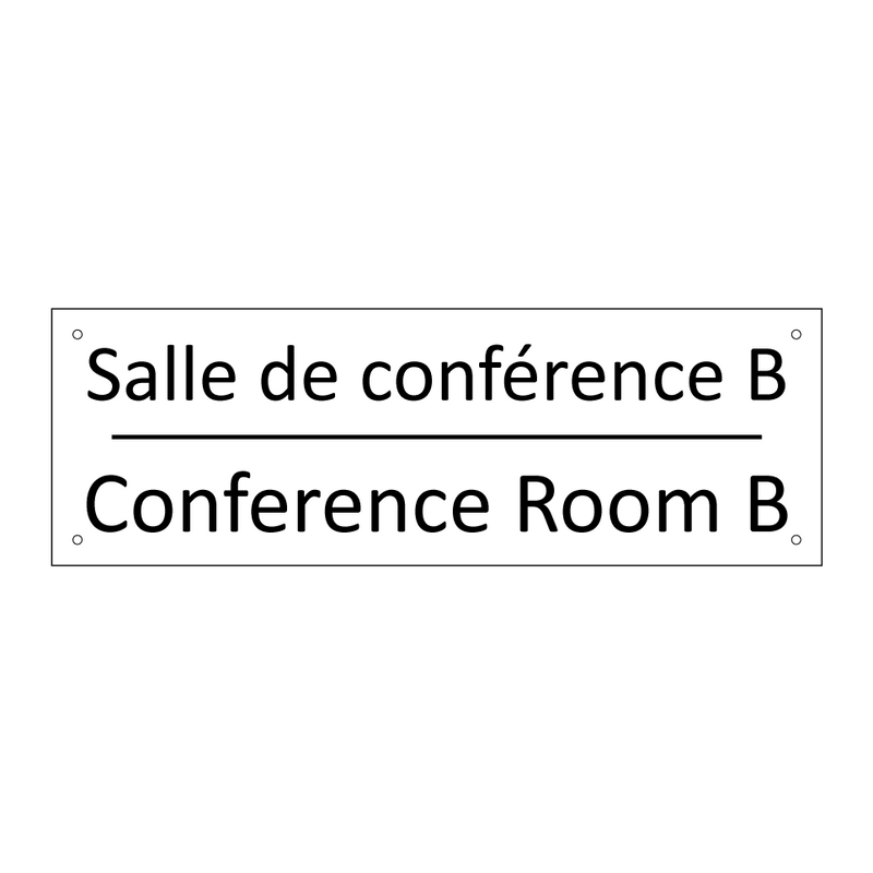Salle de conférence B - Conference Room B