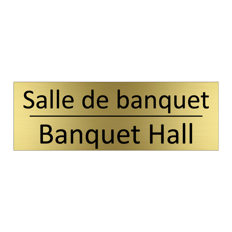 Salle de banquet - Banquet Hall