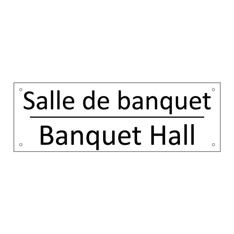 Salle de banquet - Banquet Hall