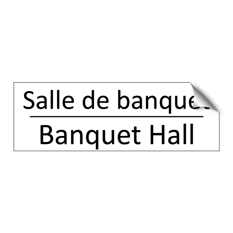 Salle de banquet - Banquet Hall