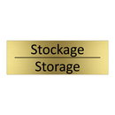 Stockage - Storage