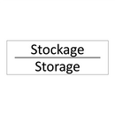 Stockage - Storage