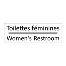 Toilettes féminines - Women's Restroom