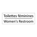 Toilettes féminines - Women's Restroom