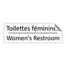 Toilettes féminines - Women's Restroom