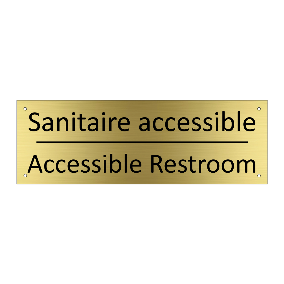 Sanitaire accessible - Accessible Restroom