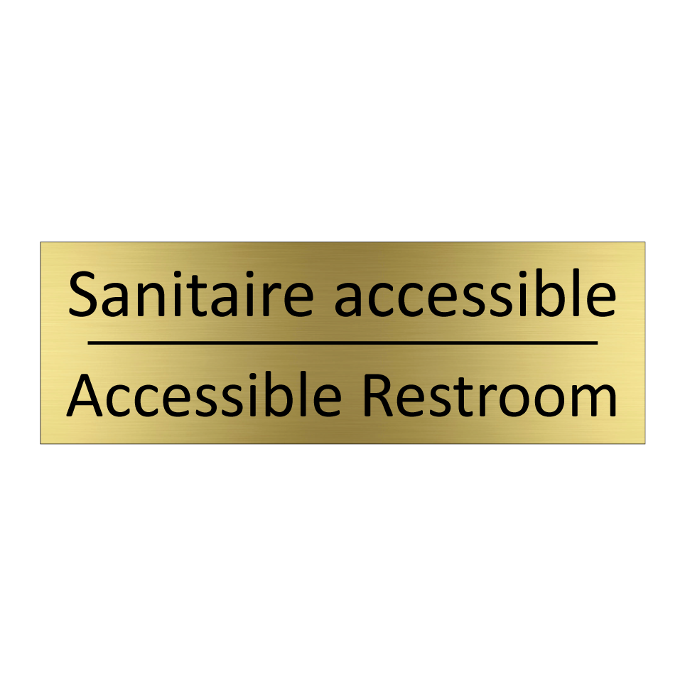 Sanitaire accessible - Accessible Restroom