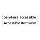 Sanitaire accessible - Accessible Restroom